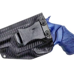 Taurus The Judge Public Defender Polymer Frame Holster - Left Hand IWB - Carbon Fiber Kydex