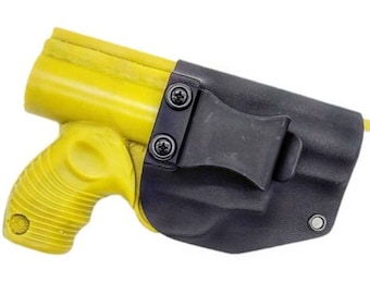 Funda Taurus Poly Protector 605 - Revólver 357 Magnum - 5 disparos - Mano derecha IWB - Mano izquierda OWB - Funda táctica negra Kydex