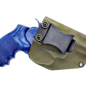 Colt Cobra .38 Special Holster - 2 Inch Barrel - OD Green Kydex - Right Hand IWB - Left Hand OWB