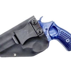 Ruger SP101 Holster - Kydex Holster - Right Hand OWB - Left Hand IWB - Tactical Black Kydex - 3 Inch Barrel