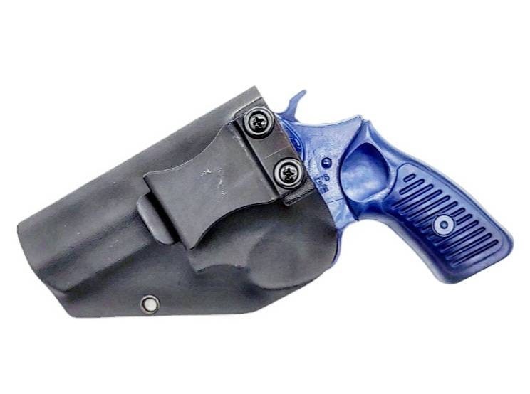 thumbnail image 2 of Azula Leather IWB Holster For Ruger SP101 Revolver - Black, Concealed Carry In-The-Waistband 2 of 6