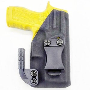 Sig Sauer P320 X-Compact Kydex Holster Right Hand IWB with Claw - Tactical Black Kydex