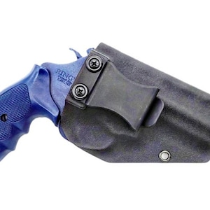 Smith & Wesson Model 60 .357 Magnum Revolver 3 Inch Barrel Kydex Holster - Right Hand IWB - Left Hand OWB - Tactical Black Kydex