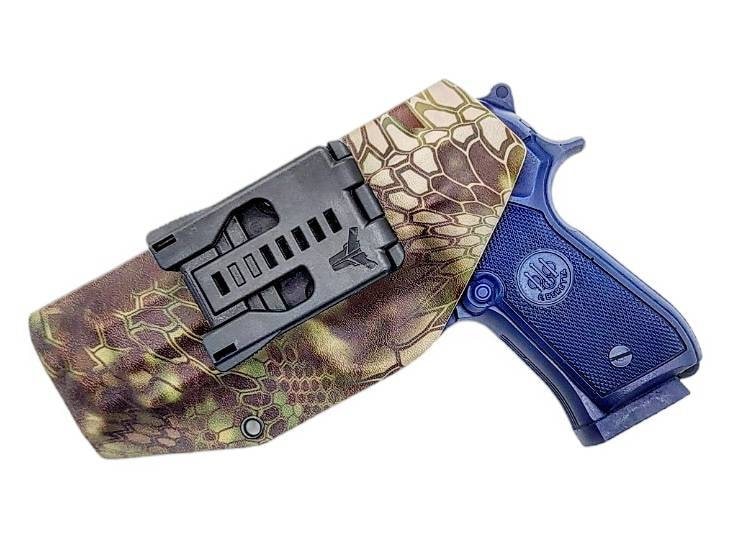 Beretta 92A1 Holster - OWB Right Hand or Left Hand - Tek-Lok Clip - Mandrake Kryptek Kydex Holster