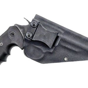 Rock Island Model 200 .38 Special Holster - 4 Inch Barrel - M200 Revolver - Tactical Black Kydex - Right Hand IWB - Left Hand OWB