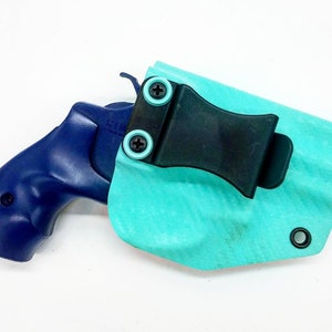 Smith & Wesson J Frame Holster - Right Hand IWB - Left Hand OWB - Kydex Holster - 1.875 Inch Barrel - 442 642 360 437 638 340 Airweight