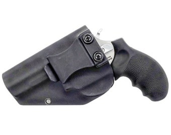 Taurus 856 Defender Holster - 38 Revólver Especial 3 Pulgadas Cañón - Mano Izquierda IWB - Tactical Negro Kydex Holster