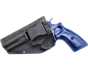 Funda Ruger GP100 - Cañón de 4,2 pulgadas - Kydex negro táctico - Mano derecha OWB - Mano izquierda IWB - .357 Magnum