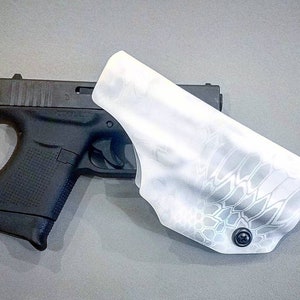 Glock 43 Yeti Kryptek Kydex Holster Left Hand IWB (inside the waistband)