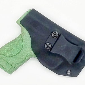 Fondina Smith and Wesson M&P Shield 9mm Kydex - IWB per mano destra - OWB per mano sinistra - Tactical Black