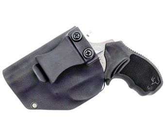 Funda Taurus 856 - Revólver 38 Special - Mano izquierda - Funda táctica negra de Kydex