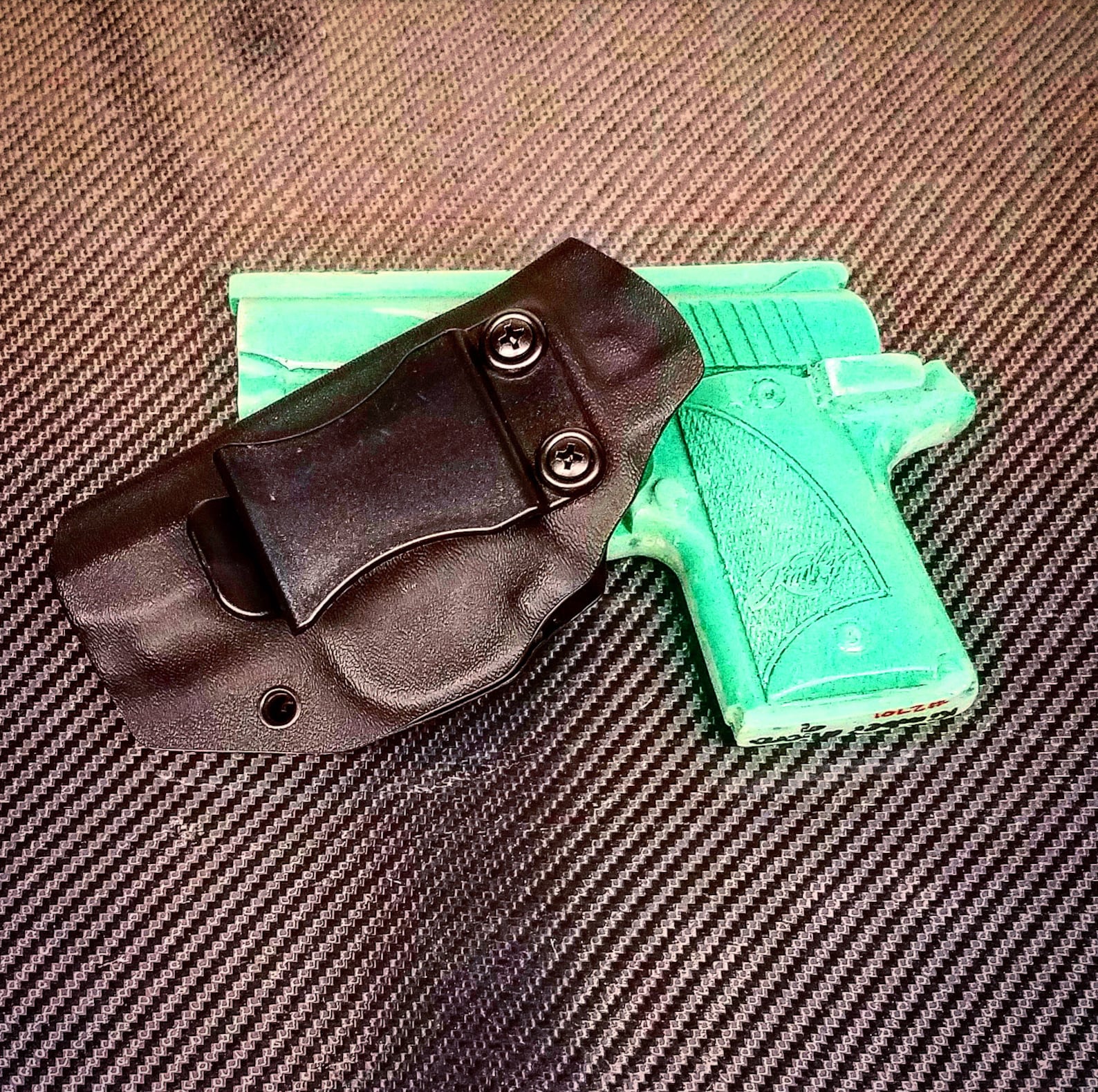 Kimber Micro 9 1911 Kydex Holster OWB Right Hand Black Kydex Etsy