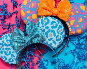 Animal Print Mouse Ears || Colorful Leopard