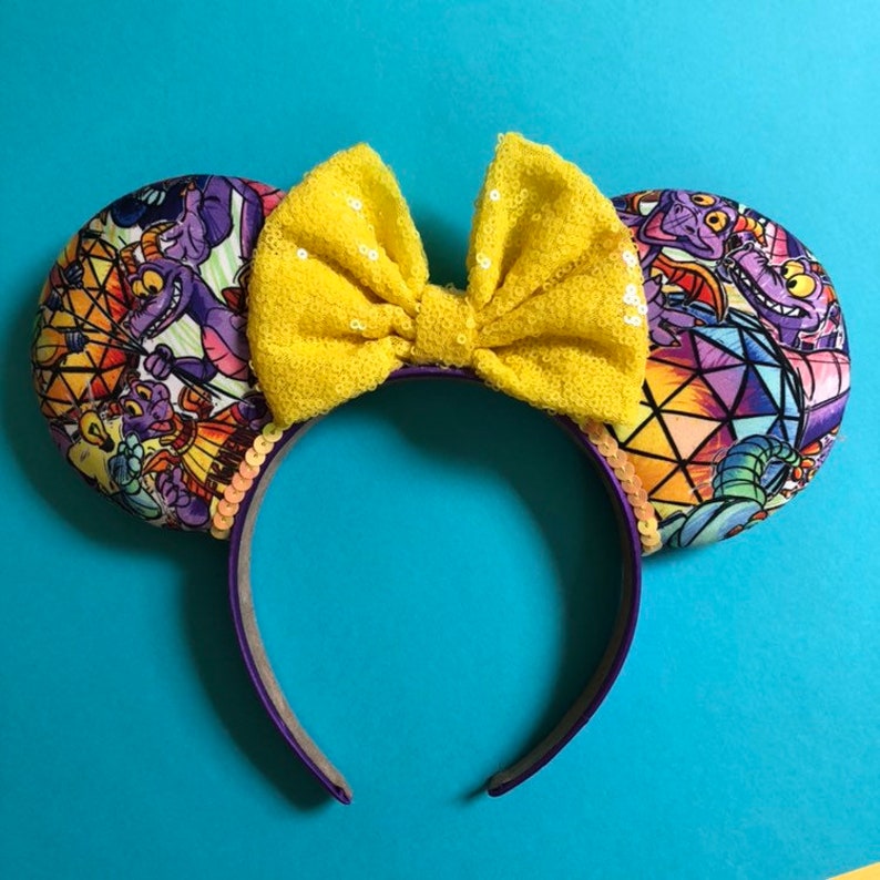 Figment Mickey Ears Epcot Mickey Ears Etsy