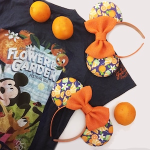 Orange Mouse Ears | Citrus Swirl