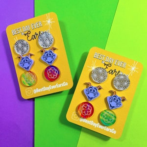 Epcot Studs | Acrylic Earrings