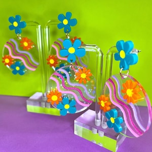 Boucles d&#39;oreilles Flower Power