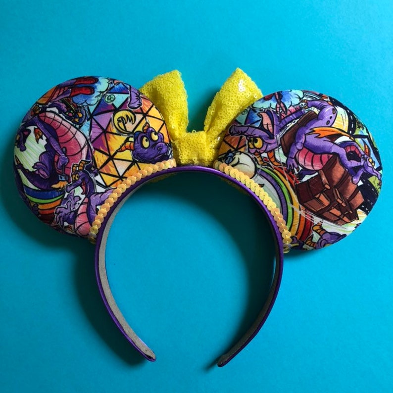 Figment Mickey Ears Epcot Mickey Ears Etsy