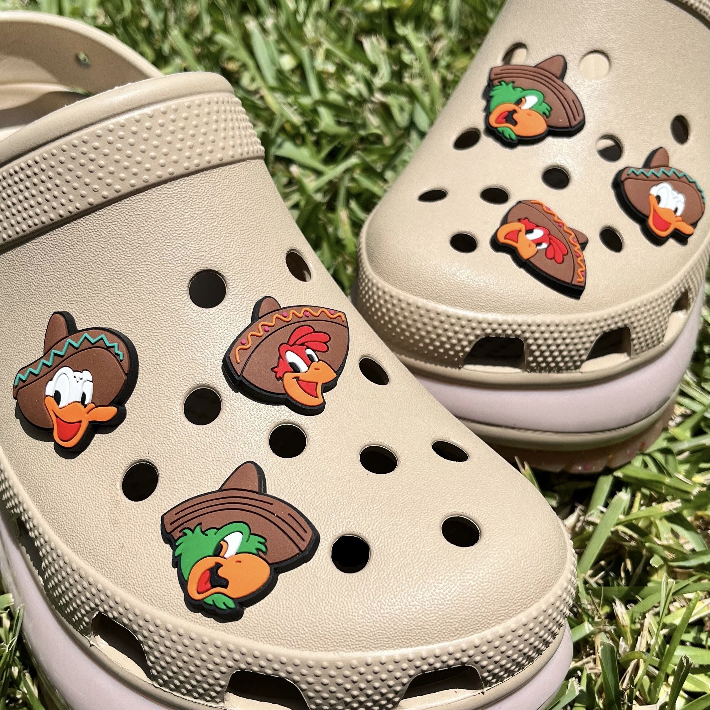 Three Amigos Shoe Charms