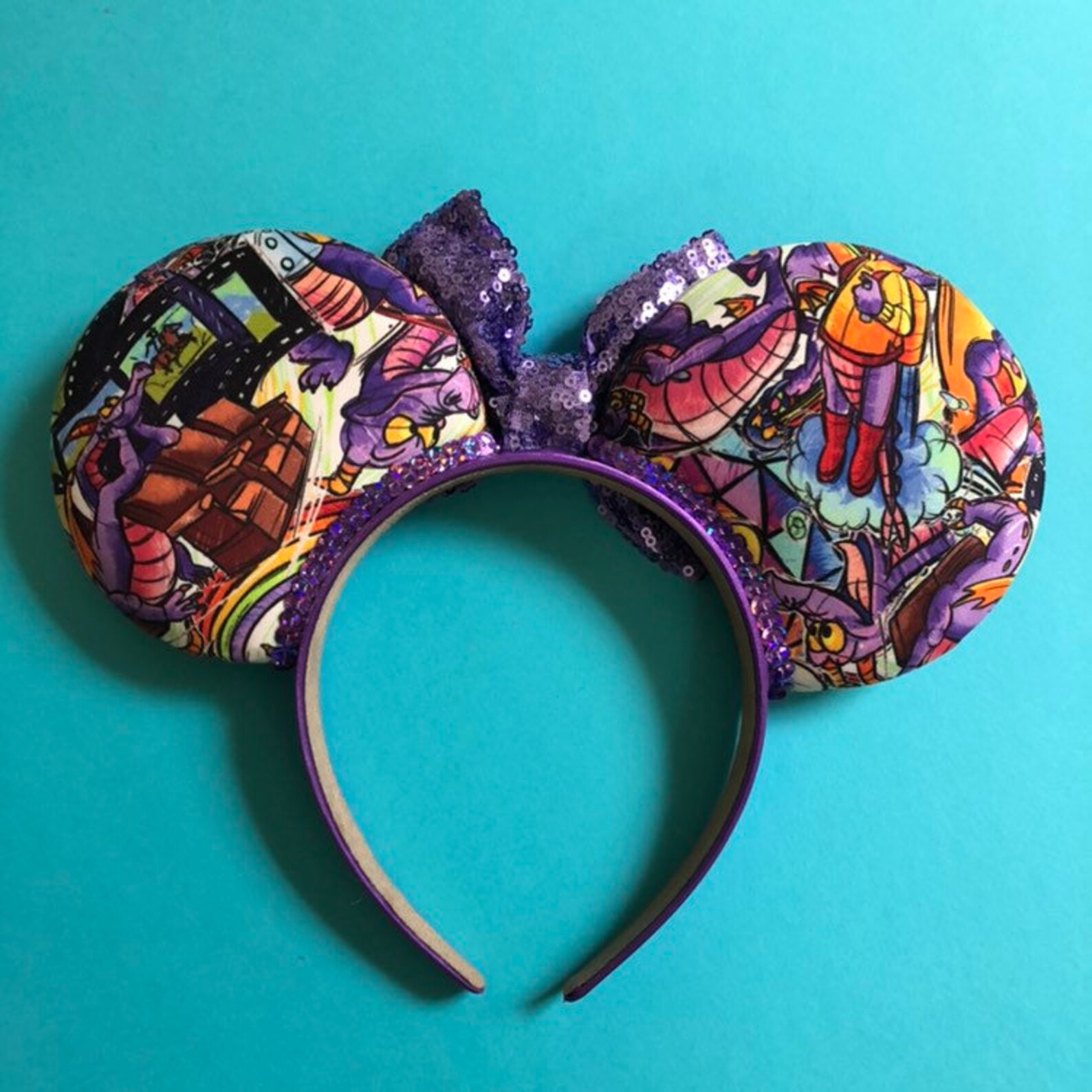 Figment Mickey Ears Epcot Mickey Ears Etsy