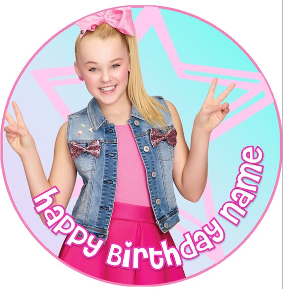 Jojo Siwa Custom Cake Topper