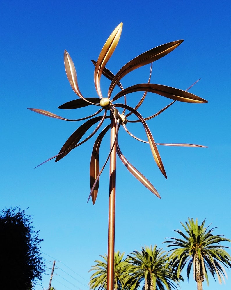 High Quality Artistic Windmill Large Pure Copper Wind Etsy