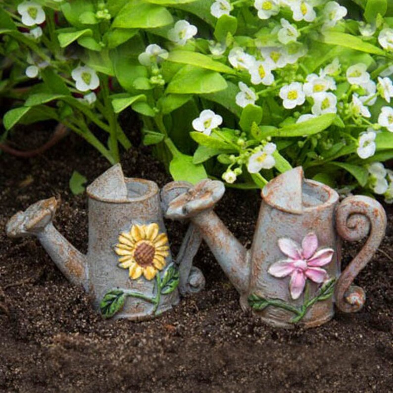 Fairy Garden Miniature Watering Can Mini Water Can with Etsy