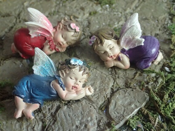Miniature Fairy Garden Sleeping Squirrels Buy 3 Save $5