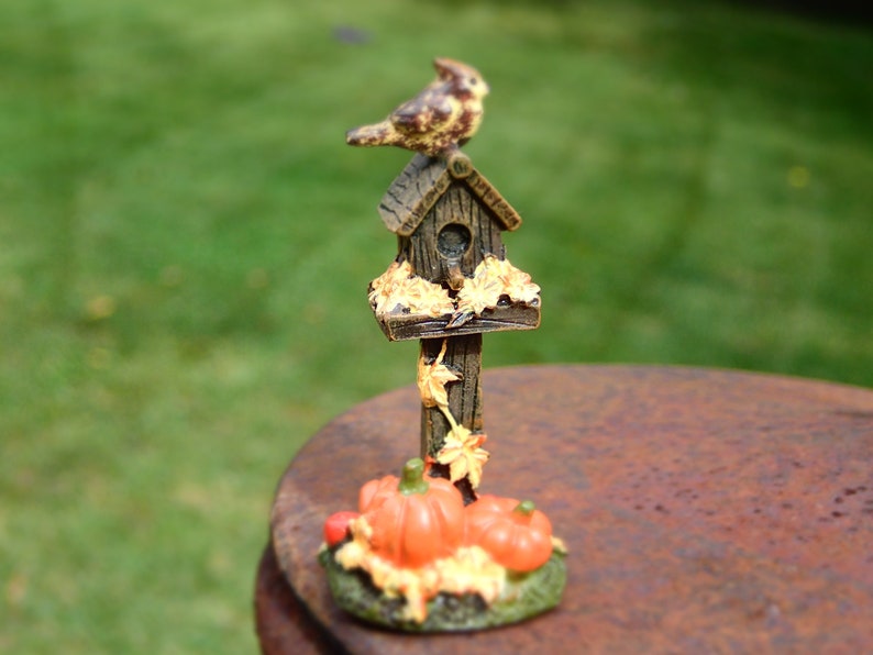 Fairy Garden Mini Scarecrow Pick MW Fall Decor