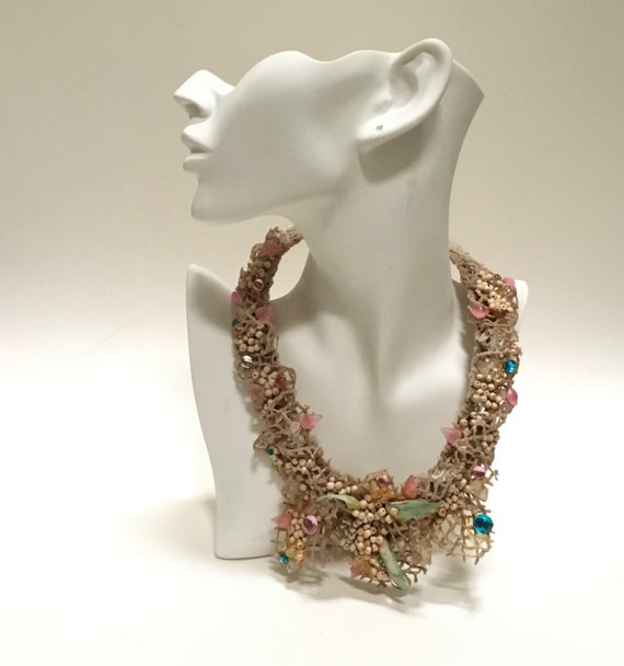 Art to Wear Cuff Necklace Artisan Caribbean Jewelr