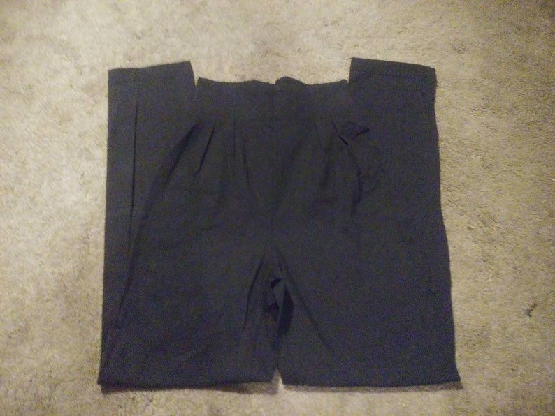 NOS Cherokee High Waisted Mom Pants Black Dress Pants New Old Stock with Tags.