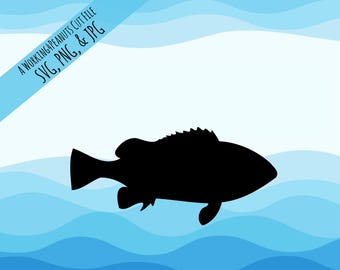 Red Snapper Fish SVG Design Files Hand Drawn Fishing Vector - Etsy