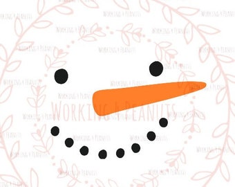 Snowman Clipart, Christmas Clipart, Winter Clipart, Snowman Svg, Snowman Face Svg, Snowman Face, Winter Svg, Christmas Svg, Commercial Use