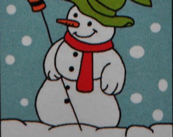 Kit "Snowman" kids canvas works Luke creations ks20/18 holes