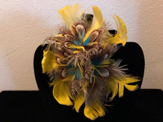 Buy Pheasant Feather Hair Clip,natural Pheasant Hair Clip  display picture 1