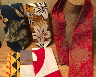 Cravatte uniche per uomo, accessori da uomo, cravatte formali, abbigliamento in stile hawaiano, cravatte tribali, abbigliamento polinesiano, cravatte vintage, abbigliamento da ballo, cravatta