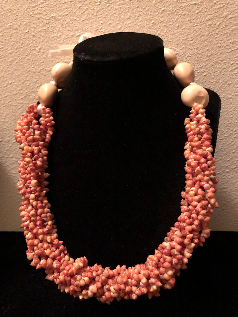 Orange Mongo /& Natural Candle Nut Shell Jewelry Set,Monarchy Jewel Set,Hawaiian Wear,Aloha Wear,Tahitian Wear,Polynesian Wear,Hawaiian Jewel