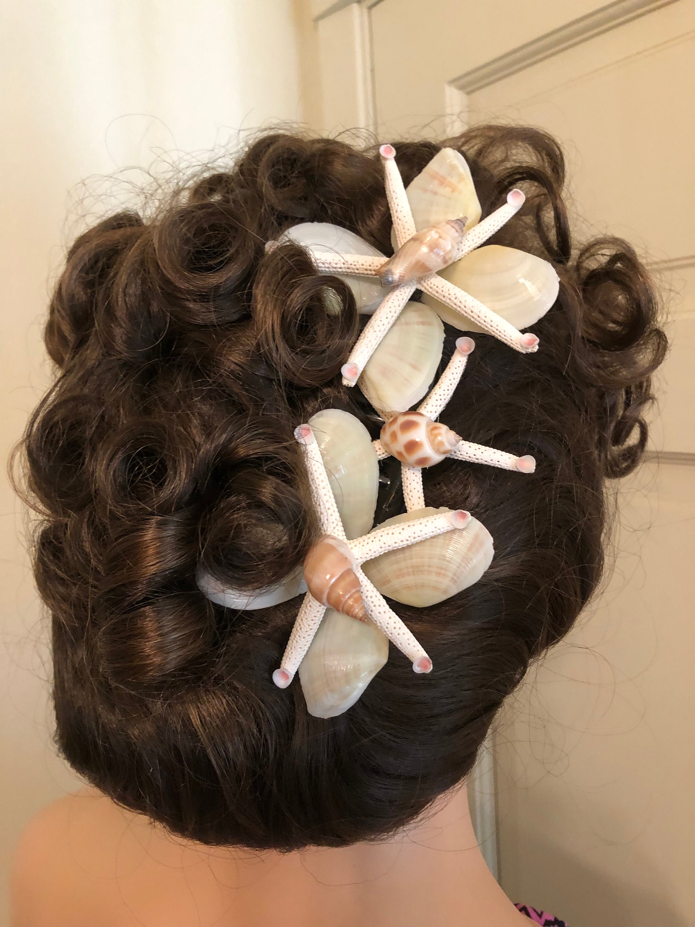 Clam Shell Butterfly French Hair Comb,hair Trinkets,vintage Clam Shell ...