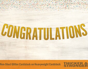 congratulations banner etsy