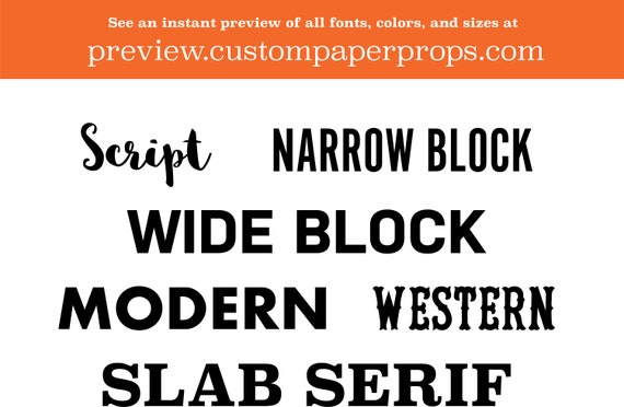 Custom Banner Wide Block Style Ginormous 9 Etsy