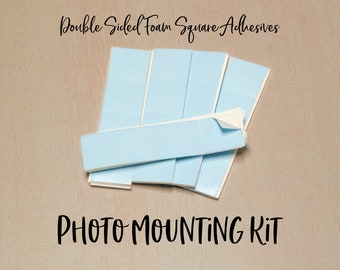Photo Banner Mounting Kit - Double Sided Adhesive Foam Squares