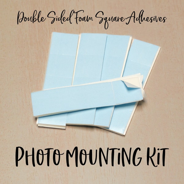 Photo Banner Mounting Kit - Double Sided Adhesive Foam Squares