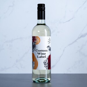 Custom Wine Label Stickers: Personalized, Ready to Use (3 Sizes Available) image 2