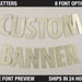 see more listings in the Custom Banners section