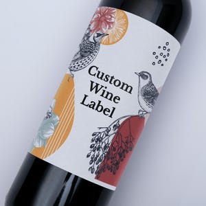 Custom Wine Label - custom design wine bottle label