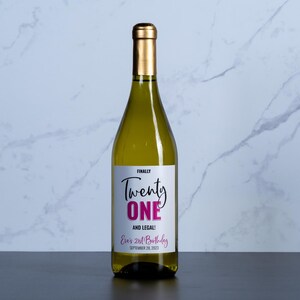 Custom Wine Label Stickers: Personalized, Ready to Use (3 Sizes Available) image 8