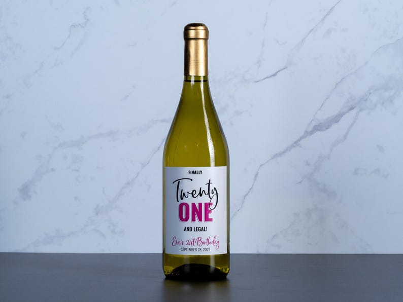 Custom Wine Label Stickers: Personalized, Ready to Use (3 Sizes Available) image 8