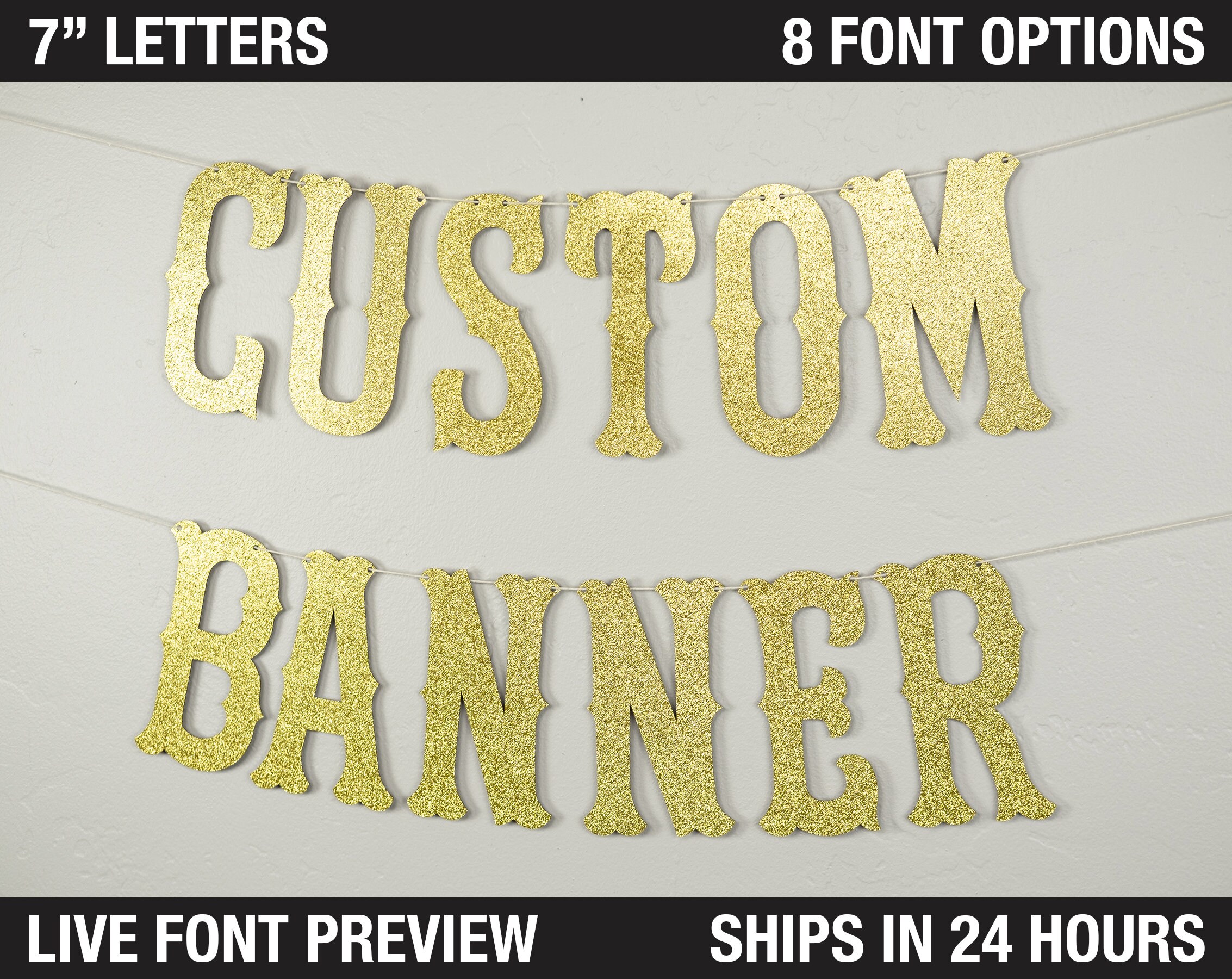 Custom Banner Western Style 7 rodeo party Etsy