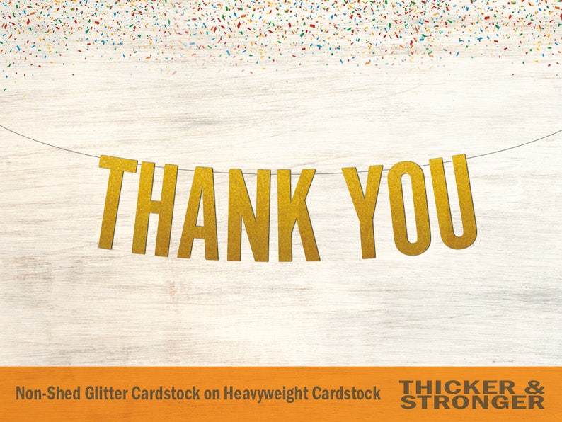 Thank You Banner Wedding Banner Block Letters Engagement Banner Wedding Sign