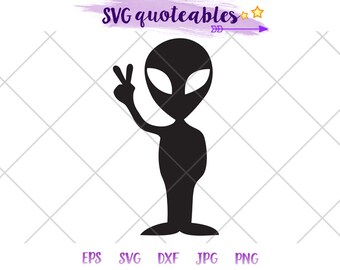 Alien Svg Etsy